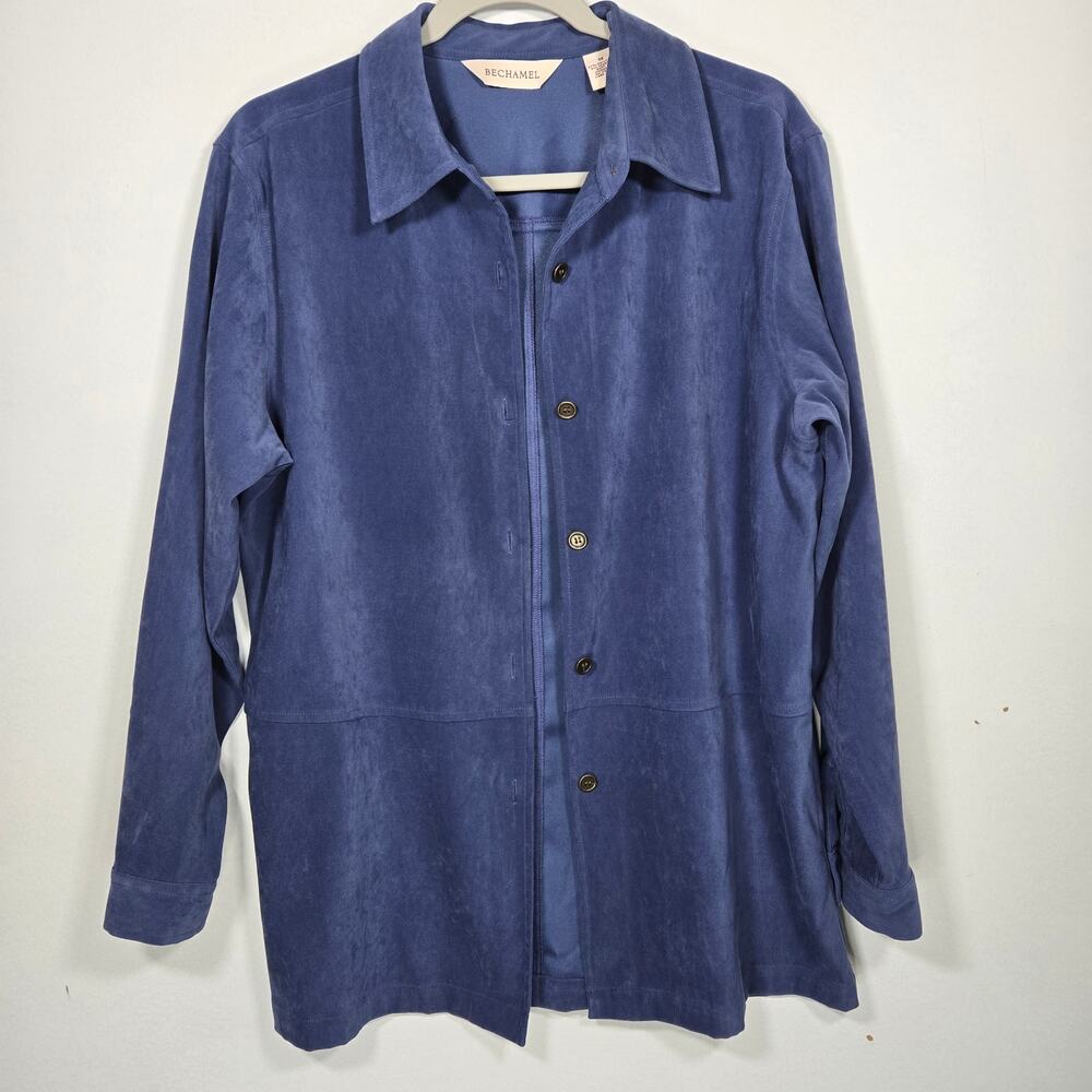 Bechamel Vintage Faux Suede Women's Shacket. Size Medium.